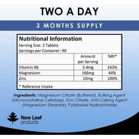 New Leaf ZMA Tablets